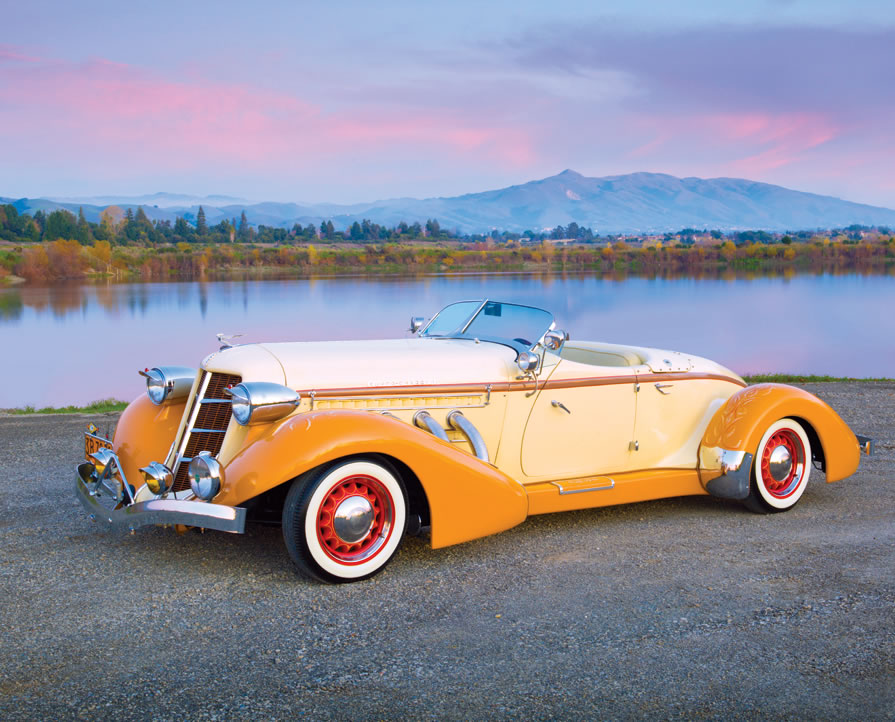 1936 Auburn 852 SC Boattail Speedster