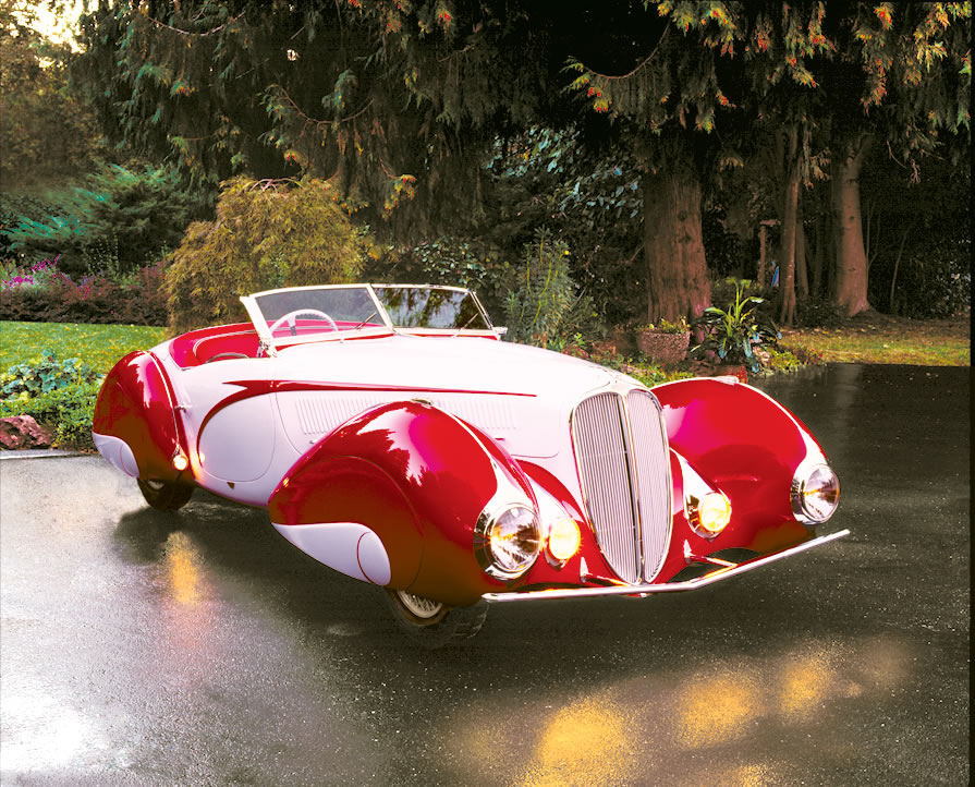 1937 Delahaye Type 135 Competition Court Front View