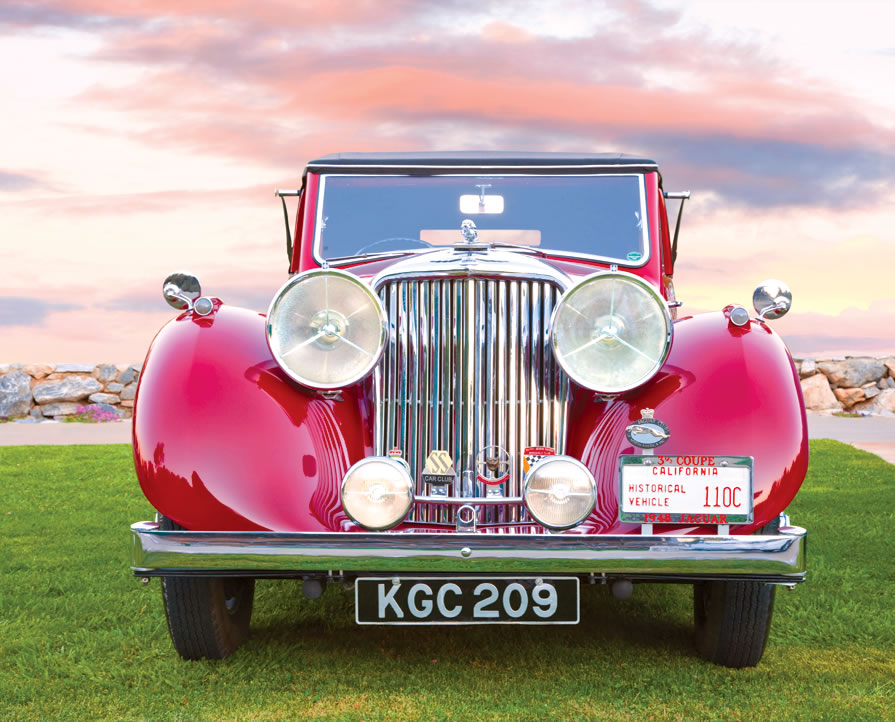 1948 Jaguar Mark IV Drophead Coupe Front View